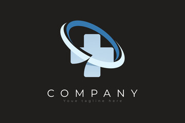 Modern Medical Health Vector Logo Template Design. Symbol Medical Logo Health Design