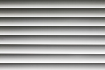 Window blinds texture. Closeup jalousie pattern. Parallel lines background. Sunlight protection. Home interior window.