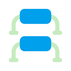 push up duo tone icon