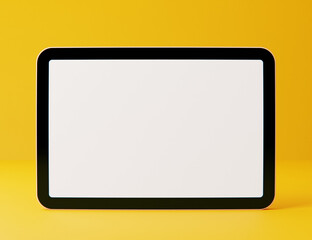 Tablet frameless screen mockup