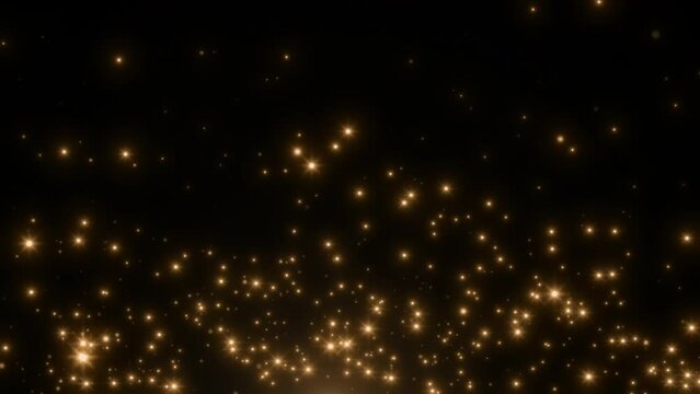 sparkling golden brown wedding particles backdrop loop