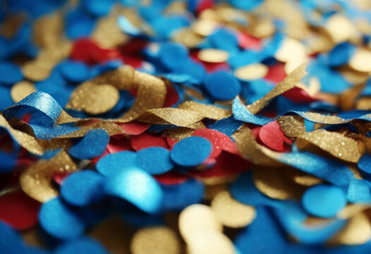 confete azul fundo confetti caindo  Um serpentina carnavalesco  com blue carny carnival holiday party merry background wallpaper artificial intelligence digital ia ai computer art