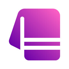 towel gradient icon