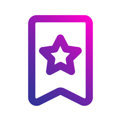 bookmark gradient icon