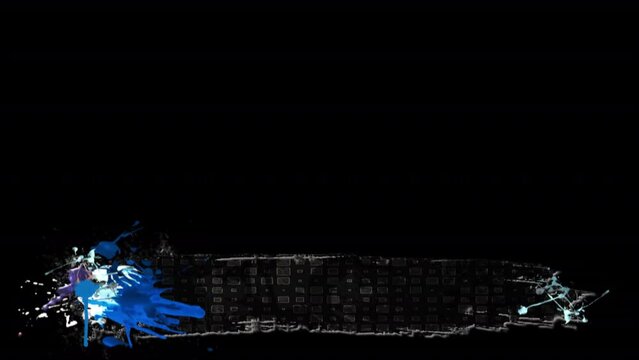 A beautiful pack of 4 Lower Thirds and a Full-Screen Background Overlay with brush-styled ink splatters! 
Alpha channel is embedded with the files.
