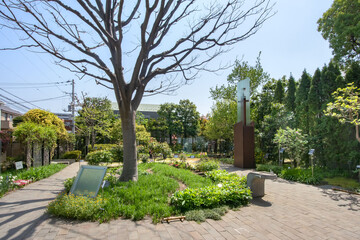 東京都品川区立公園、ねむの木の庭