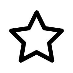 Obraz premium rating outline color icon