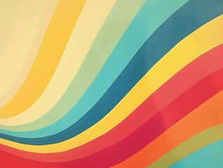 Obraz premium Retro solid vibrant color background