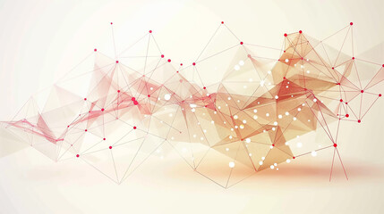 Technology Network Background. Template for science and technology presentation. Plexus style background. digital background of points and lines. Glowing black plexus. Big data. Network or connection.