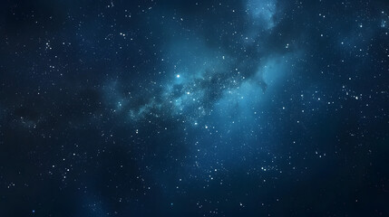 Night sky - Universe filled with stars, nebula and galaxy