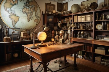 Maritime Art Treasures: Antique Cartographer's Compass Collections