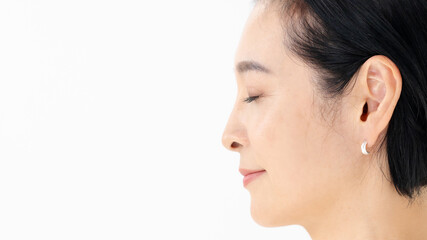 Naklejka premium ミドル女性のビューティーイメージ