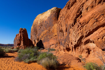 Fototapeta premium rote Felsen Formation Nationalpark