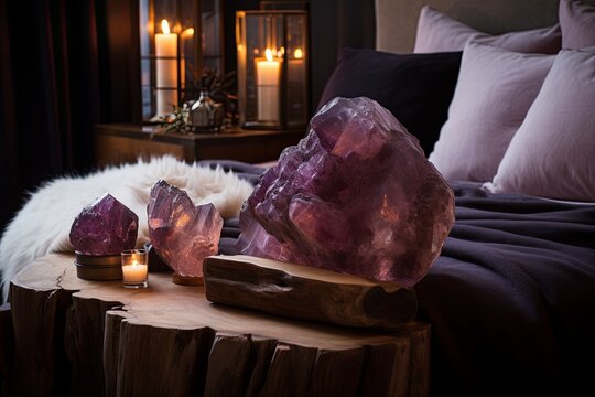 Immerse in Healing: Crystal-Infused Bedroom Ideas for Tranquil Sleep & Cozy Ambiance