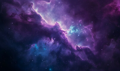 Stunning Cosmic Nebula Captured in Vivid Detail, Generative AI