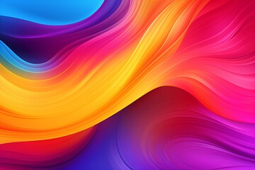 Vibrant Color Flow Graphics: Innovative Tech Startup Pitch Deck Designs