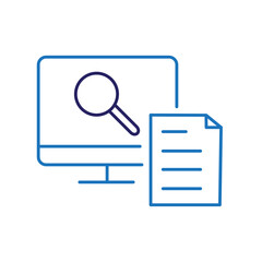 Continuous Monitoring Continuous Improvement Vector Icon Design