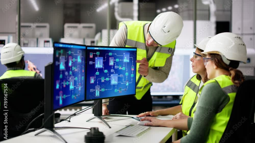 Poster Engineer Operators Using Scada System