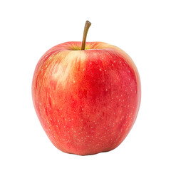 an apple on isolated transparent background