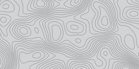 Abstract gray topography contour map background design .geometric black wave curve lines texture .abstract topographic map with  wave line pattern .