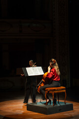 Classical music concert in the auditorium