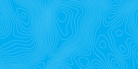 Abstract blue topography contour map background design .geometric white  wave curve lines texture .abstract topographic map with  wave line pattern .