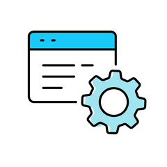 Gathering Data Vector Icon Design