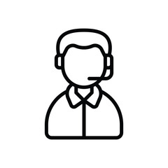 Podcaster  vector icon