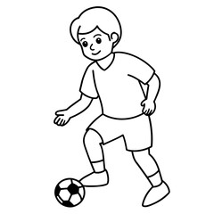          child who play football.
