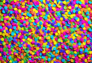 Fototapeta na wymiar Colorful Confetti Celebrations Birthday Background Parties colourful party celebration festive occasion abstract design art decoration happy joy vibrant joyful ch