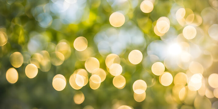 Sunny days warmth captured in a round blur embodying the essence of smooth summer