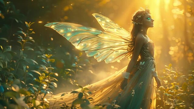 黄金の光と妖精,Generative AI 