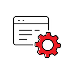 Gathering Data Vector Icon Design