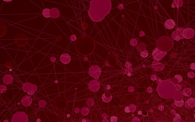 Warm Azalea Pink Abstract Creative Background Design