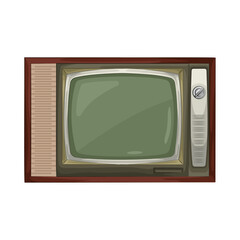 Illustration of old tv