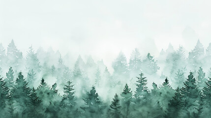 Shaded Spruce watercolor background