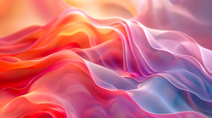 Obraz premium Modern digital abstract 3D background, abstract background with waves