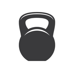 Kettlebell icon. Vector illustration isolated on white background