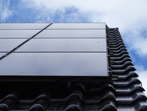 Verunreinigte Photovoltaikanlage