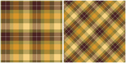 Scottish Tartan Pattern. Tartan Plaid Vector Seamless Pattern. Template for Design Ornament. Seamless Fabric Texture.