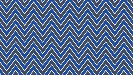 Blue zig zag pattern background vector image for backdrop or fabric style