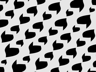 Retro black geometric pattern background, vector abstract circles, abstract art. Trendy pattern background.