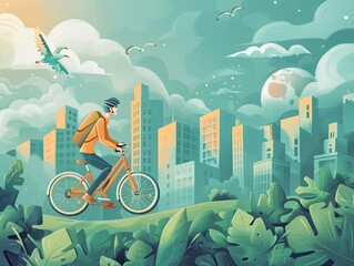 bicycle illustration.