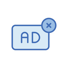 Ad Pop Up vector icon