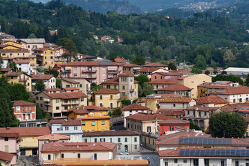 Fototapeta na wymiar View of Castelnuovo di Garfagnana, Tuscany, Italy
