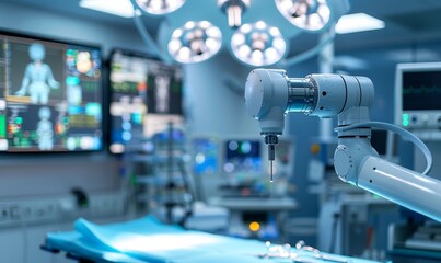 Robotic surgical operating room using artificial intelligence.