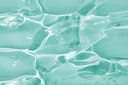 Soothing Aqua Gel Texture with Light Reflections