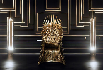 throne king royals luxury fantasy seat vintage background antique classic elegance chair gold interior queen style comfortable baroque sofa decoration armchair royalty fashion culture
