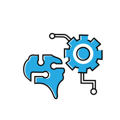 Data Pattern Discovery Vector Icon Design