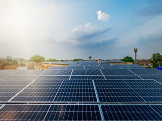 Solar power panel. Green energy. Electricity. Power energy pannels. Solar batteries production.